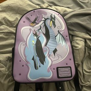 Loungefly maleficent mini backpack